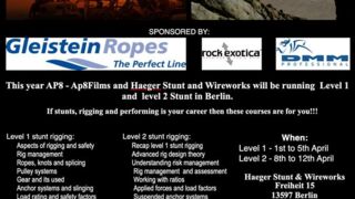 Rigging Courses level 1 & 2 2019
