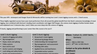 Stunt Rigging Kurse Level 1 & 2 - Februar 2018